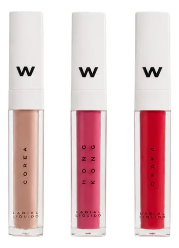 Labiales Líquidos Wanda Kit Labial Intransferible X3