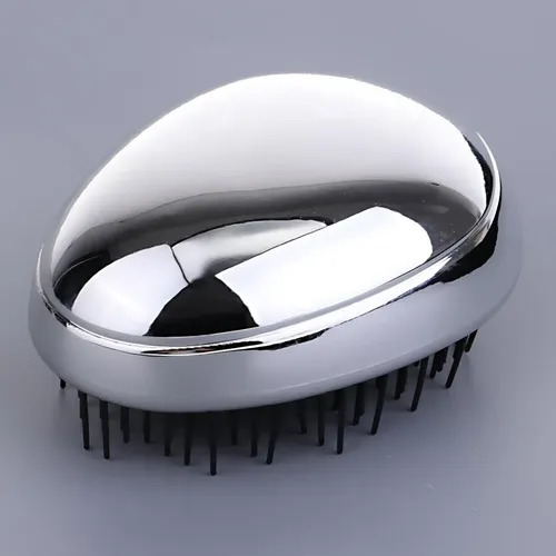 Cepillo Para Desenredar El Cabello Para Cabello Plata