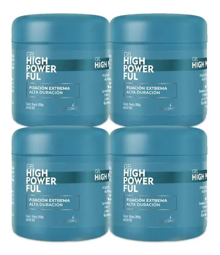 4 Gel For Men Ossono X 250grs High Powerfull Peluqueria