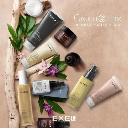 Mascara Exfoliante Doble Acción Exel Green Line Vegano 100ml