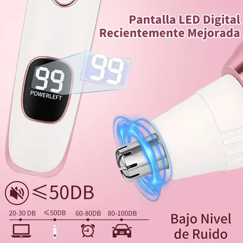 Cc Depiladora 5en1 Recargable Sin Dolor Facial/cuerpo X