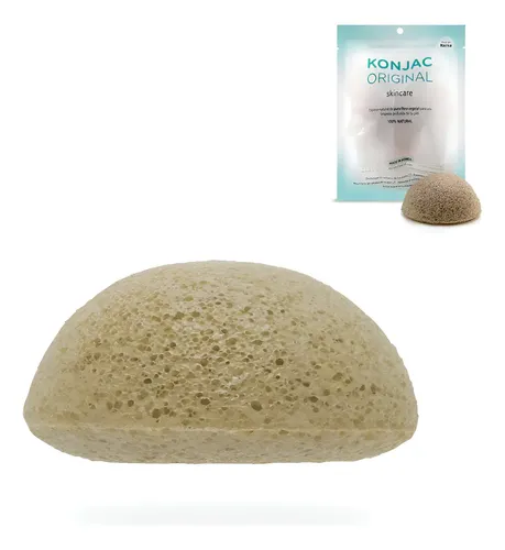 Konjac Esponja Facial Arcilla Verde Frances Piel Mixta