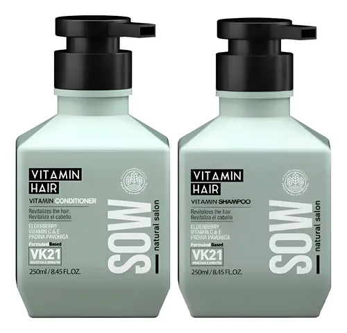 Sow Vitamin Hair Shampoo Y Acondicionador X 250ml