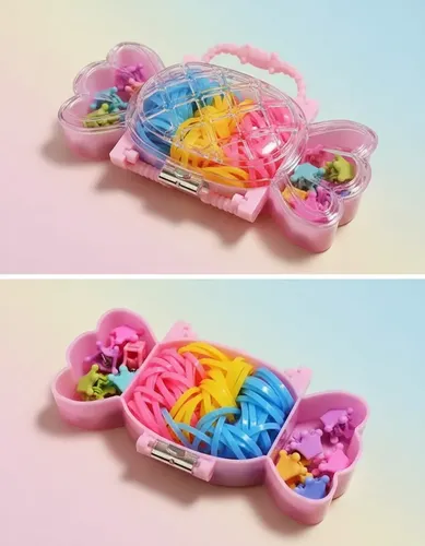 Set De Colitas Y Broches Para El Pelo- Infantil-souvenir
