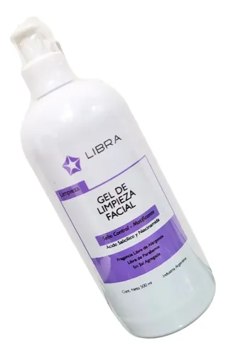 Gel Limpieza Facial Libra Sebo Control Piel Grasa-acné 500ml