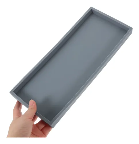 Bandeja Decorativa De Silicona, Organizador De Maquillaje, P