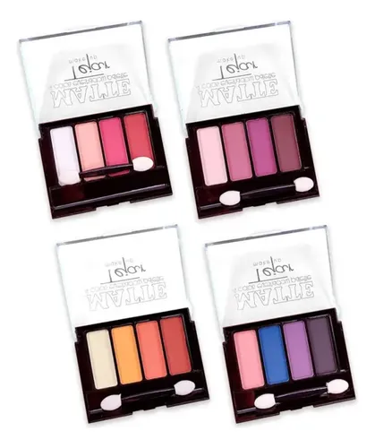 Paleta Sombras Tejar Matte 4 Colores Variados 6g