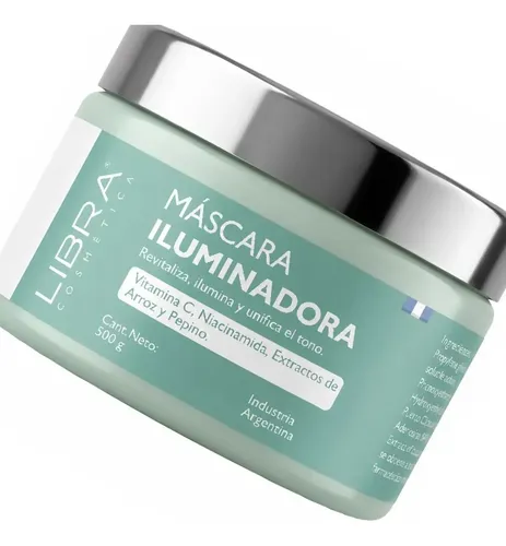 Libra Mascara Facial Iluminadora Y Revitalizante 500g Todo Tipo De Piel