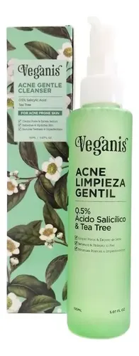Veganis Gel De Limpieza Facial Gentil Anti Acne X150ml