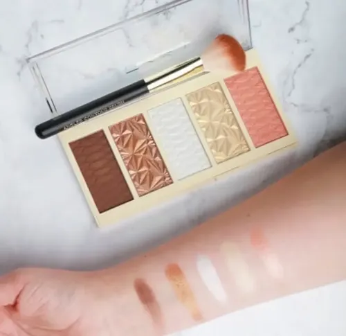 Paleta Sombra De Ojos Rubor Contorno Con Brocha Paris Hilton