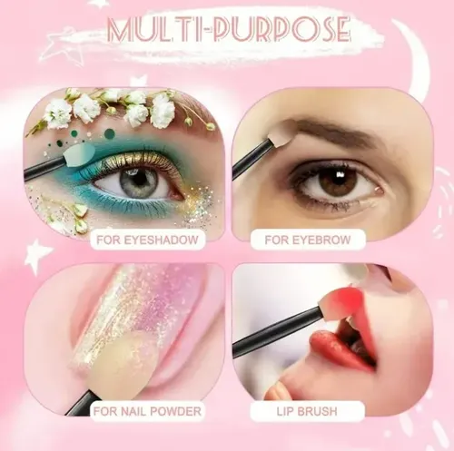 Aplicador De Maquillaje X 12 Unidades Sombra Ojos