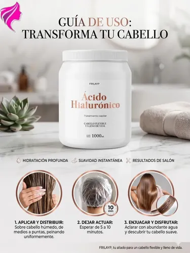 Mascara Capilar Acido Hialuronico Frilayp X1000ml