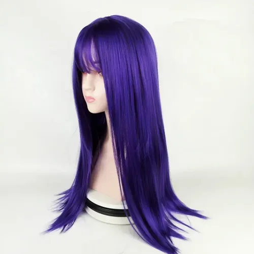 2026 Peluca De Baile De Encaje Larga Morada For Mujer