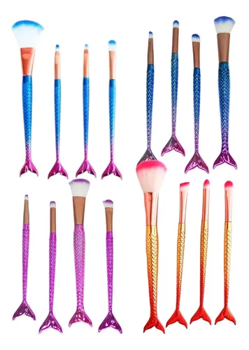 Set De Maquillaje Make Up Sirena X 12 Unidades Surtidos