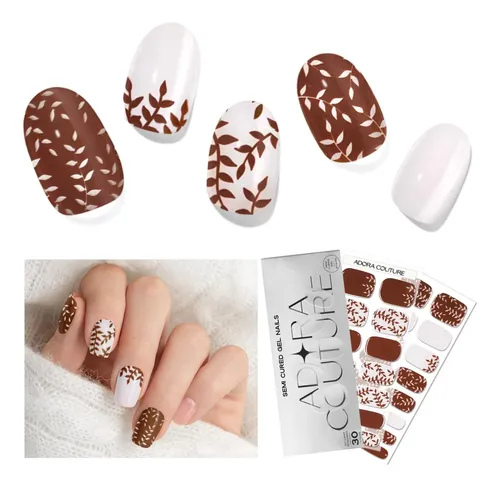 Tiras De Gel Para Uñas Adora Couture Semicuradas Con 30 Unid