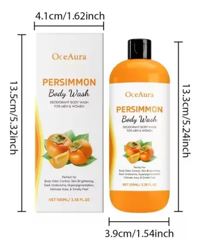 Combo X3un. Jabon Natural, Desodorante, Gel Baño De Caqui