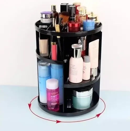 Organizador Porta Cosméticos Giratorio Multiuso Giro 360
