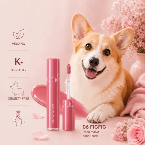 Tinte de labios Rom&nd The Juicy Lasting Tint para higos