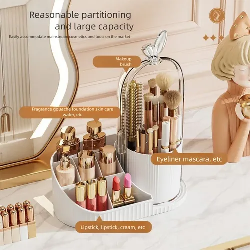 Organizador De Brochas De Maquillaje Con Cajones