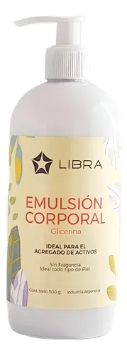 Emulsión Corporal Glicerina Base Neutra Libra 500g