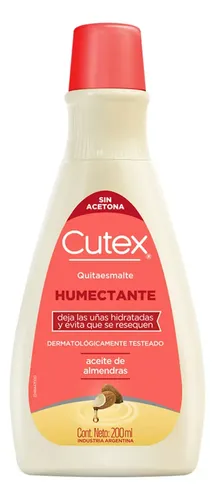 Quitaesmalte Cutex Humectante Aceite De Almendras