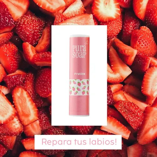 Balsamo Labial Hidratante Frutilla Pura Soap