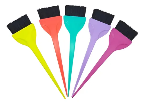 Pincel Tintura Grande Color Cabello Peluqueria X 5 Unidades
