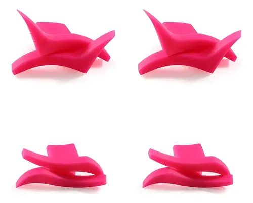 4 Pares Plantillas De Delineador De Ojos Silicona Estilo