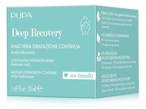 Mascarilla Facial Pupa Deep Recovery Continuous Hydration 50