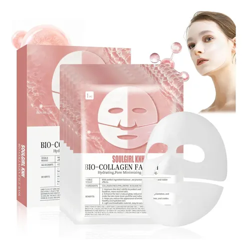 Mascarilla Facial X 2 Absorbible Biocolágeno Antiage Viral