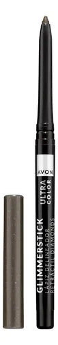 Lapiz Delineador Retráctil Ojos Glimmerstick Diamonds- Avon® Acabado Ultra Brillante Color Cool Bronze