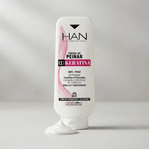 Han Crema De Peinar Keratina Antifrizz Brillo Y Suavi 200 Gr