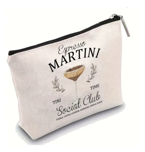 Bolsa De Maquillaje Espresso Martini Social Club Para Regalo Bb501