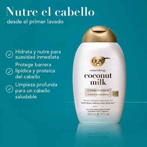 Ogx Coconut Milk Acondicionador X385ml