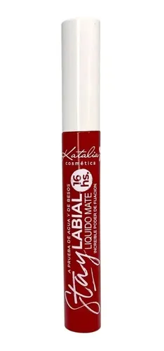 Labial Liquido Matte Katalia Stay 16 Hs De Duración Color Borgoña