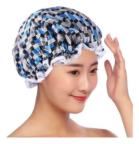 Patrón De Impresión De Gorros De Baño Impermeables Reutiliza