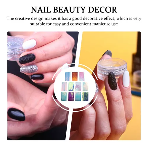 Calcomanía Decorativa De Manicura, 11 Unidades, Para Uso En