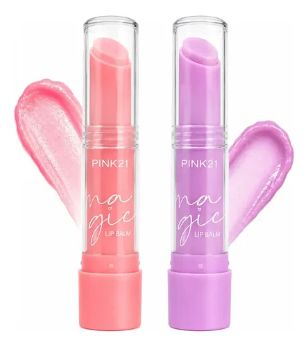 Balsamo Labial En Barra Hidratante Efecto Magico Pink 21