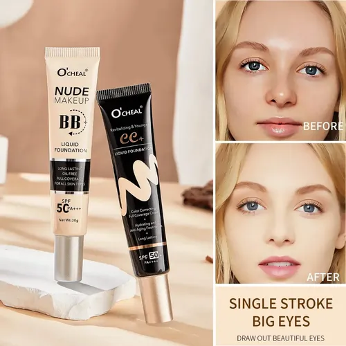 Base Corrector Hidratante Ocheal Spf 50 Anti Edad Cc Cream Natural