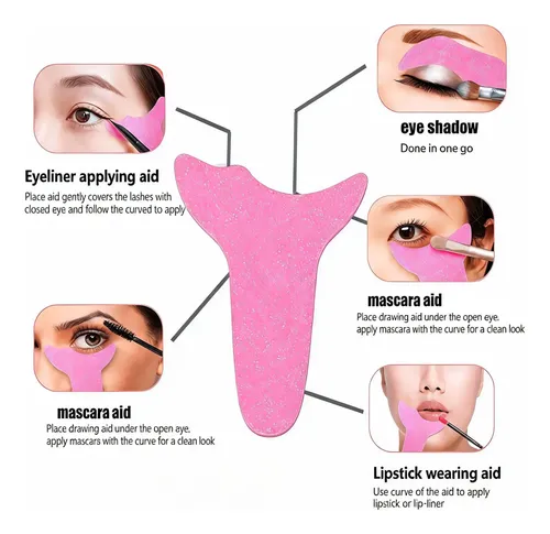 Aplicador Mascara Pestañas Delineado Sombras Labios Ojos