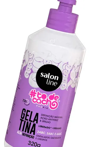 Salon Line To De Cacho Gelatina Definicion Anti Frizz 320 3c