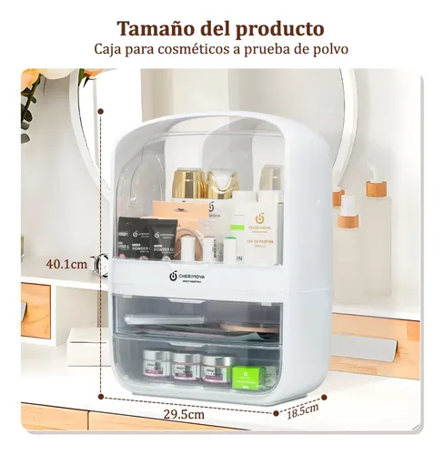 Organizador De Cosmeticos Maquillajes 3 Cajones Separadores