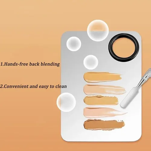 Paleta De Maquillaje Bioamy Con Espátula – 6.3 X 4.3
