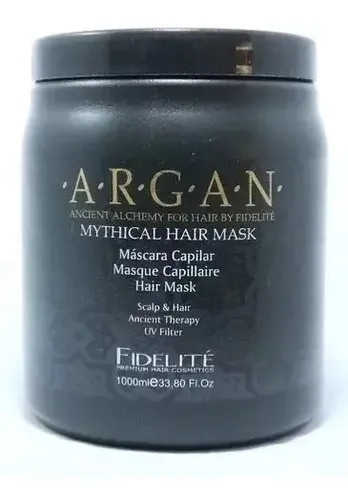 Kit Fidelite Argan 1 Shampoo 900ml+1 Acond 900ml+mascara 1kg