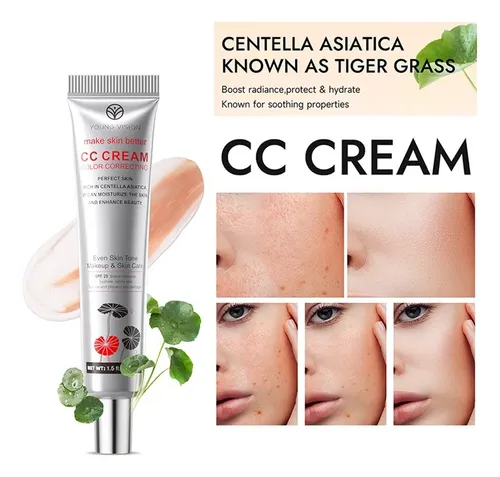 S-mz724 Crema Facial Cc Correctora De Color Hidratante 40ml