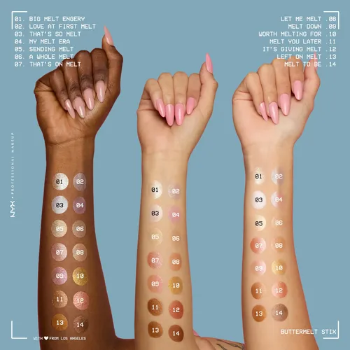 Iluminador En Barra Nyx Buttermelt Glaze Stix Melt You Later