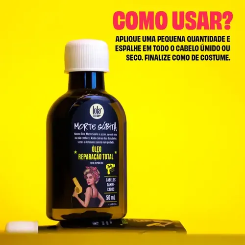Óleo Capilar Lola Morte Súbita Reparación Total 50ml