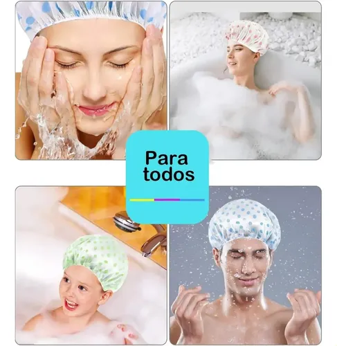 15 Gorros De Baño Impermeables Eva Para Mujer