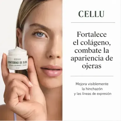 Contorno De Ojos Ácido Hialurónico Para Ojeras Arrugas Crema