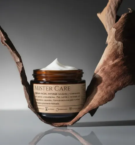 (x4) Crema Facial Anti Age Masculina Mister Care